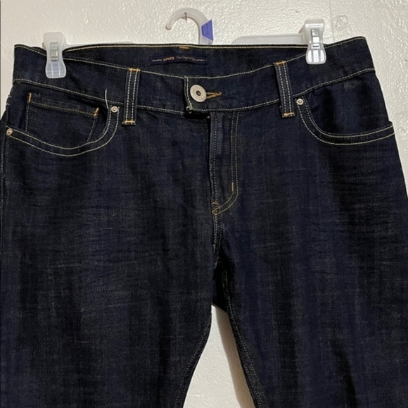 Levi's Classic Indigo Denim 542 Tilted Flare size 14 - Picture 5 of 15